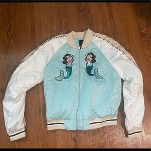 mermaid bomber jacket 🧜🏽‍♀️